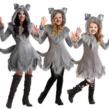 Хелоуин, ден за защита на децата приказка за възрастни, детски дамски модели, костюми за сценичното представяне на COS wolf