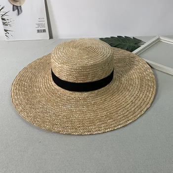 2023 Сламени шапки с голяма периферия за жени, лятна плажна шапка с защита от uv едро