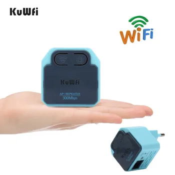 KuWFi 300 Mbps Безжичен Wi-Fi ретранслатор на 2,4 Ghz за Wi-Fi точка за достъп Рутер 802.11 N Усилвател на сигнала на Wi-Fi Range Extender Усилвател с вилица САЩ/ЕС KuWFi 300 Mbps Безжичен Wi-Fi ретранслатор на 2,4 Ghz за Wi-Fi точка за достъп Рутер 802.11 N Усилвател на сигнала на Wi-Fi Range Extender Усилвател с вилица САЩ/ЕС 4