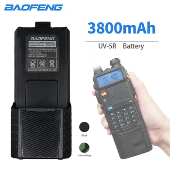Baofeng 1800 ма/3800 ма UV-5R Преносима Радиостанция за Увеличаване на Литиево-йонна Батерия BL-5 За UV5R UV5RE UV5RA Двустранно Аксесоари Радио Мощност