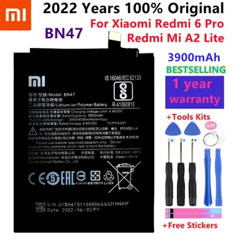 2022 Година Оригиналния 4000 ма BN47 Сменяеми батерии За Xiaomi Redmi 6 Pro/Mi A2 Lite Батерии за Мобилни Телефони