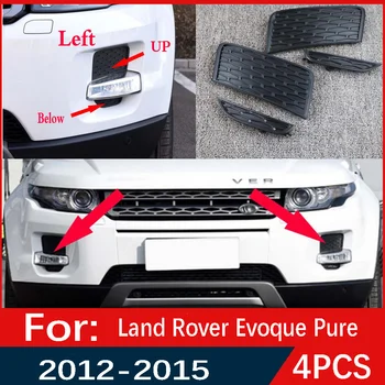 4 бр. авто предна броня Горна Долна противотуманная фаровете bezel капак за Land Rover Range Rover Evoque 2012 2013 2014 2015