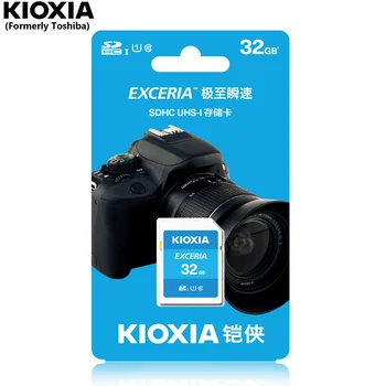 (По-рано Toshiba) KIOXIA EXCERIA SD карти 32 GB SDHC HD, 4K Видео карта Class10 UHSI С Висока Скорост на четене и 100 МВ/С За Камера Car DV SLR