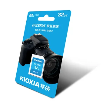 (По-рано Toshiba) KIOXIA EXCERIA SD карти 32 GB SDHC HD, 4K Видео карта Class10 UHSI С Висока Скорост на четене и 100 МВ/С За Камера Car DV SLR (По-рано Toshiba) KIOXIA EXCERIA SD карти 32 GB SDHC HD, 4K Видео карта Class10 UHSI С Висока Скорост на четене и 100 МВ/С За Камера Car DV SLR 3