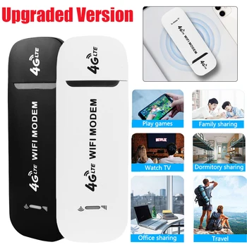 Безжичен рутер 4G LTE USB ключ, 150 Mbit/s, модемная пръчка, мобилната широколентова безжична мрежа WIFI-адаптер, карта 4G, на път за дома