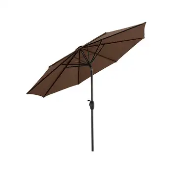 Открит 9-крак чадър за двор Westin Market с наклон и дръжка, за кафе