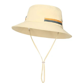 Шапка-дантела За мъже и жени, летен плажен аксесоар, защита от слънцето, дишаща рибарска шапка с голяма периферия за отдих, разходки на открито