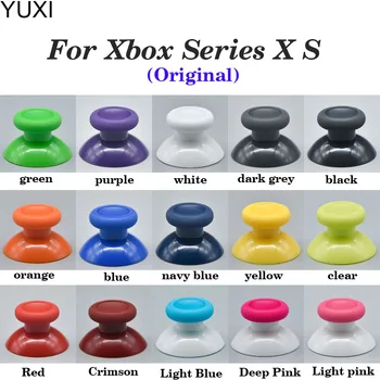 YUXI, 1 бр., 3D аналогов дръжки за джойстик за XBox One X серия S, сменяеми джойстици за палеца, капачки за геймпада, аксесоари YUXI, 1 бр., 3D аналогов дръжки за джойстик за XBox One X серия S, сменяеми джойстици за палеца, капачки за геймпада, аксесоари 1