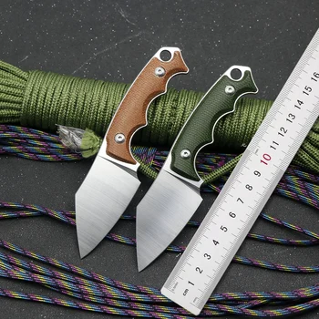 XS GT0163 джобен походный нож с фиксирано острие 14C28N, ловни ножове, тактически инструменти за оцеляване, EDC инструменти с K обвивка
