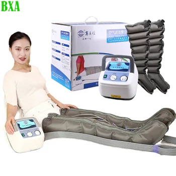 8 Кухина 6 кухина Електрически въздушен компрессионный масажор за крака физиотерапия улеснява кръвообращението, лимфен дренаж на тяло масаж