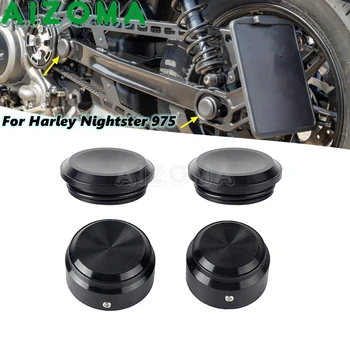 Алуминиеви Мотоциклетни Маятниковые Капачки За Harley Nightster 975 Special RH975 2022 2023 Капака на Задния Мост + Комплект Капачки За Въртящи Ядки Люлеещо
