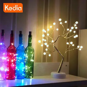 Лампа-венец, енергийно ефективно универсално бижу, led лека нощ, лесен за използване, вкусно черешово дърво, универсален празничен декор