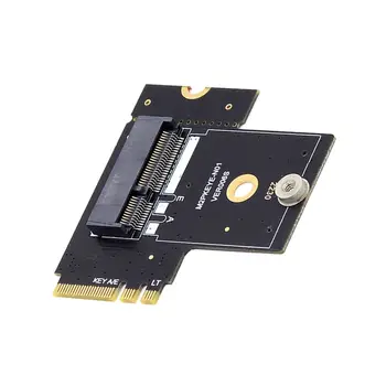 Jimier PCIE3.0/4.0 NGFF A + E ключ PCI Express карта Странично Адаптер вертикално разширяване 2230 mm