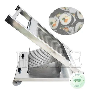 Търговска машина за нарязване на суши-роллов, машина за нарязване на суши-роллов 17/20/24 мм, ръчна машина за нарязване на оризови топки за суши-ресторант