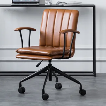 Модерни офис стол в скандинавски стил, стол с облегалка, лесен изкачване, завъртащо се офис стол, креативна игра мебели Sillon Oficina