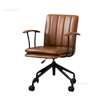 Модерни офис стол в скандинавски стил, стол с облегалка, лесен изкачване, завъртащо се офис стол, креативна игра мебели Sillon Oficina Модерни офис стол в скандинавски стил, стол с облегалка, лесен изкачване, завъртащо се офис стол, креативна игра мебели Sillon Oficina 5