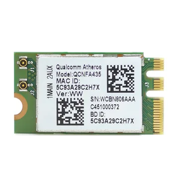 Карта Безжичен адаптер за Qualcomm Atheros QCA9377 QCNFA435 802.11 AC 2,4 G/5G NGFF WIFI КАРТА Bluetooth 4,1 Карта Безжичен адаптер за Qualcomm Atheros QCA9377 QCNFA435 802.11 AC 2,4 G/5G NGFF WIFI КАРТА Bluetooth 4,1 3