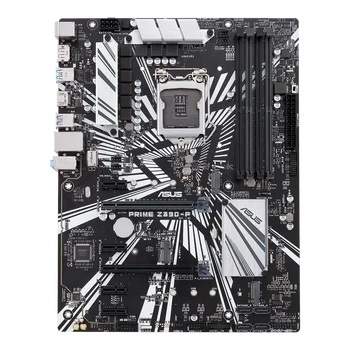 Дънна платка ASUS Prime Z390-P LGA1151 (Intel 8-ми и 9-ти поколения) ATX за майнинга криптовалют (БТК) с декодиране на по-горе 4G, 6xPCIe