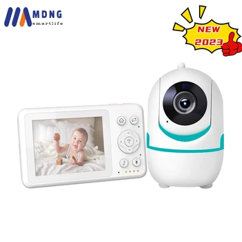 3.2-инчов безжичен цвят има бебе монитор с висока резолюция, детска помещение, помещение за гледане на деца, мониторинг за нощно виждане, видео разговори