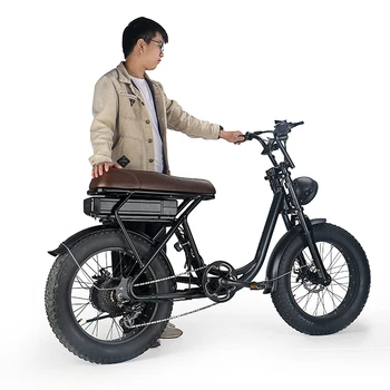 2023 Най-популярният 20-инчов китайски пътен сгъваем електрически велосипед с дебели гуми за планински град
