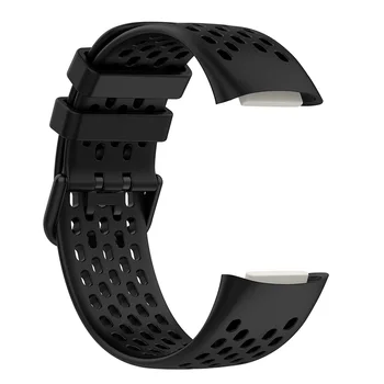 Каишка от силициев двуокис, който е съвместим с спортен часовник Fitbit-Charge 5, каишка за китката, панти, подмяна на маншет, водоустойчив колан, който предпазва от изпотяване Каишка от силициев двуокис, който е съвместим с спортен часовник Fitbit-Charge 5, каишка за китката, панти, подмяна на маншет, водоустойчив колан, който предпазва от изпотяване 4