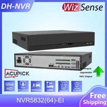 Dahua 32 или 64 Канал 8HDDs WizSense NVR NVR5832-EI NVR5864-AI EI с помощта на камерата за Разпознаване на лица Мрежов видеорекордер