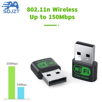 Мини USB Wifi адаптер MT7601UN WiFi безжичен адаптер мрежова карта 150 Mbps с Безплатен 802.11 n драйвер за настолни КОМПЮТРИ