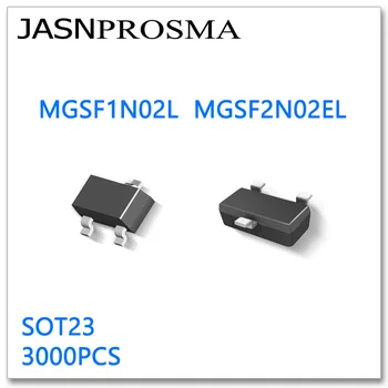 JASNPROSMA MGSF1N02L MGSF2N02EL SOT23 3000 бр. N-Канален 20 На най-Високо качество Произведено в Китай MGSF1N02L 2N02EL