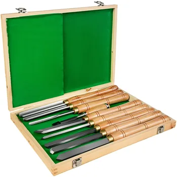 8 Опаковки стругове инструменти за дърво с ножове HSS, твердосплавная дръжка, набор от стругове бита на дърво
