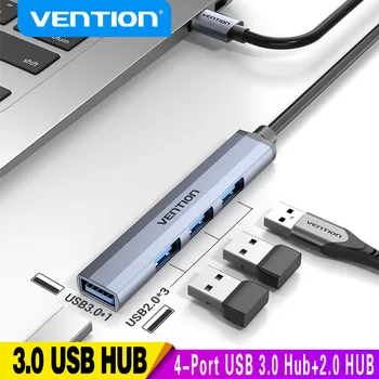 Vention 4-портов хъб USB 3.0 на Спецификацията за USB сплитер за твърд диск на Лаптоп аксесоари флаш памет Мишка клавиатура