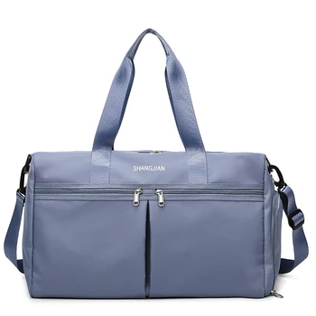 Пътна чанта, багажная чанта, дамска чанта за през рамо, марка водоустойчива найлонова спортна чанта за фитнес, женствена чанта през рамо