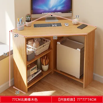 2023 Година Aoliviya Официален нова маса за малък апартамент, триъгълни работно бюро, кът бюро за компютър ъглово просто домашен маса