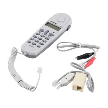 Телефонен тестер за стыкового съединение, този инструмент, набор от мрежови кабели, професионално устройство C019, проверка на повреда на телефонната линия