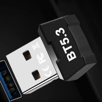 3 Mbit/s, безжичен USB адаптер за вашия КОМПЮТЪР, тонколони, мишка, геймпад, Bluetooth-съвместими 5,3 музикален аудиоприемник, предавател
