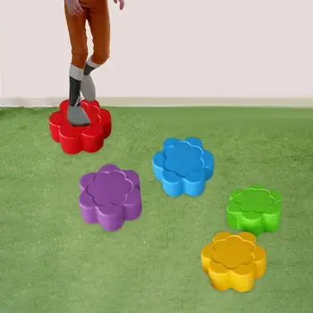 5x Балансировочные спортни играчки Балансировочные речни камъни играчка многоцветен за практикуване на