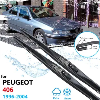 Четка за Чистачки за кола за Peugeot 406 Седан, стейшън Вагон Вагон, 1996 ~ 2004 автоаксесоари за Край на Предното Стъкло 1997 1998 1999 2000 2001 2002 2003