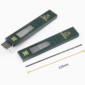 Дебелина 2 мм взаимозаменяеми грифель за механични моливи 2B HB Автоматично пълнене ядро грифеля за моливи Корейски канцеларски материали училище офис грифель за моливи