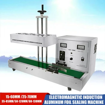 Автоматична машина за запечатване на 110 В На 220 В, маса, височина регулируеми ленти от алуминиево фолио, машина за топла запечатване за продажба