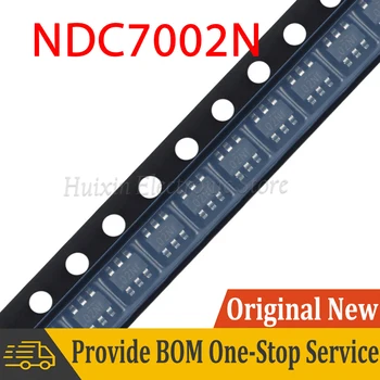 10шт NDC7002N NDC7002 SOT23-6 50V 510mA Двойна N-канален MOSFET SMD Нов и оригинален чипсет IC