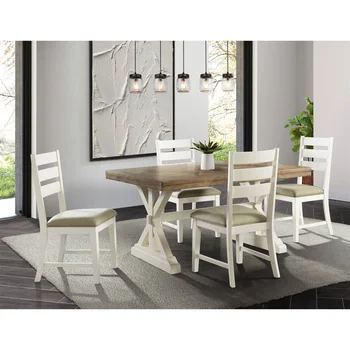 Мебели за колове, маса за хранене, стол с кацане на облегалката Barrett - комплект от 2 стола, маса за хранене, стол за трапезария