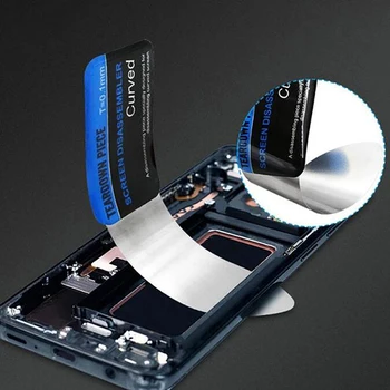 Стоманена Метална мобилен телефон с извити LCD екран, който открива монтировочную на картата, ултра-тънък гъвкав инструмент за демонтаж на мобилен телефон