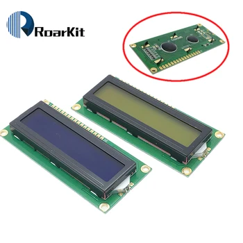 PCF8574 LCD1602 LCD дисплей 1602 Синьо/Жълто-Зелен Екран 16X2 Дисплей С подсветка 1602A 5 За Arduino Сам Kit PCF8574 LCD1602 LCD дисплей 1602 Синьо/Жълто-Зелен Екран 16X2 Дисплей С подсветка 1602A 5 За Arduino Сам Kit 0