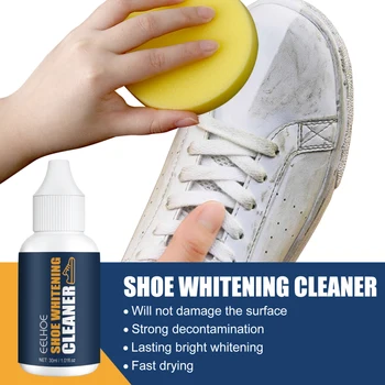 Средство за избелване на обувки, дълбоко почистване, избелване, премахване на жълтите петна, грижа за ръбове спортни обувки, средства за дезинфекция на
