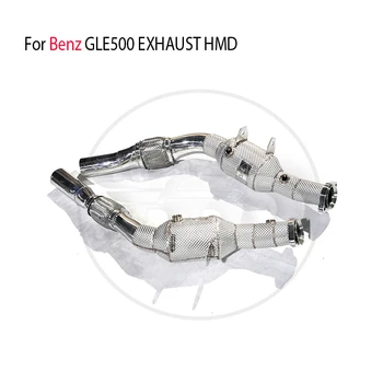 Выпускная система HMD Високопроизводителния тръба за канализация Benz GLE500 Catalyst Converter Header Выпускная система HMD Високопроизводителния тръба за канализация Benz GLE500 Catalyst Converter Header 0
