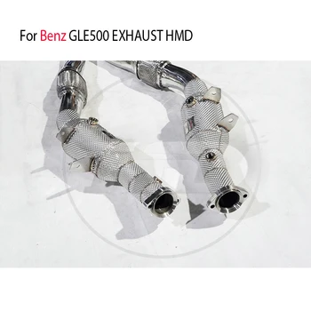 Выпускная система HMD Високопроизводителния тръба за канализация Benz GLE500 Catalyst Converter Header Выпускная система HMD Високопроизводителния тръба за канализация Benz GLE500 Catalyst Converter Header 1