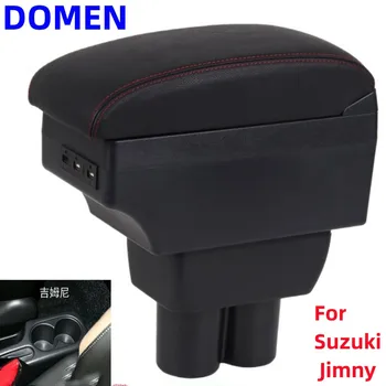 За Suzuki Jimny Подлакътник скоростна Детайли на интериора Централно съдържанието на кола с подвижни отвор за чаши Голямо пространство Двуслойни USB 2007-2015