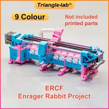 Trianglelab 9 Цвята/6 цвята Trident Mmu Комплект за подаване на домакинството е заек, моркови Enrager Ercf Ercp Лесно BrdV1.1 Мультиматериальный 3D принтер Voron