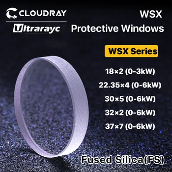 Ultrarayc WSX Защитно стъкло 18*2/30*5/37*7 Защитно леща 0-6kW Оптична леща за лазерни главата WSX ND18 MN15 NC12 NC30 NC60