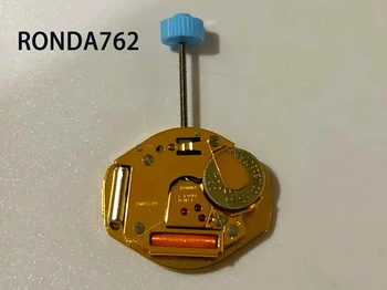 С часовников механизъм аксесоари механизъм 762 златен механизъм двухигольный swiss Ronda оригинален абсолютно нов механизъм
