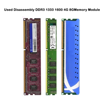 Използвана демонтаж DDR3 1600 Mhz 8G напълно съвместим модула памет за настолен компютър компютърни аксесоари случаен марка SP43